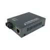 LevelOne RJ45 naar SC gigabit-mediaconverter, PoE PSE, singlemode vezel, 20km