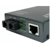 LevelOne RJ45 naar SC gigabit-mediaconverter, PoE PSE, singlemode vezel, 20km