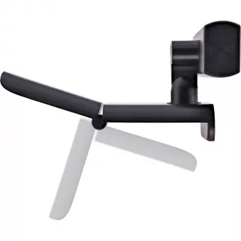 InLine 55365 5MP-webcam met USB-C, autofocus, Windows Hello en schuifklepje