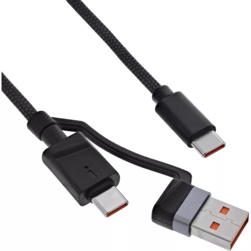 InLine 55365 5MP-webcam met USB-C, autofocus, Windows Hello en schuifklepje