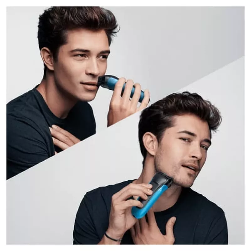 Braun Series 3 310s foliescheerapparaat trimmer zwart, blauw