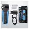 Braun Series 3 310s foliescheerapparaat trimmer zwart, blauw
