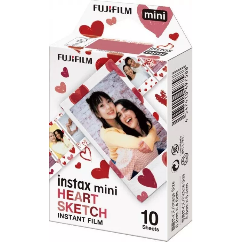 Fujifilm Instax mini instantfilm 10 stuks 54 x 86 mm