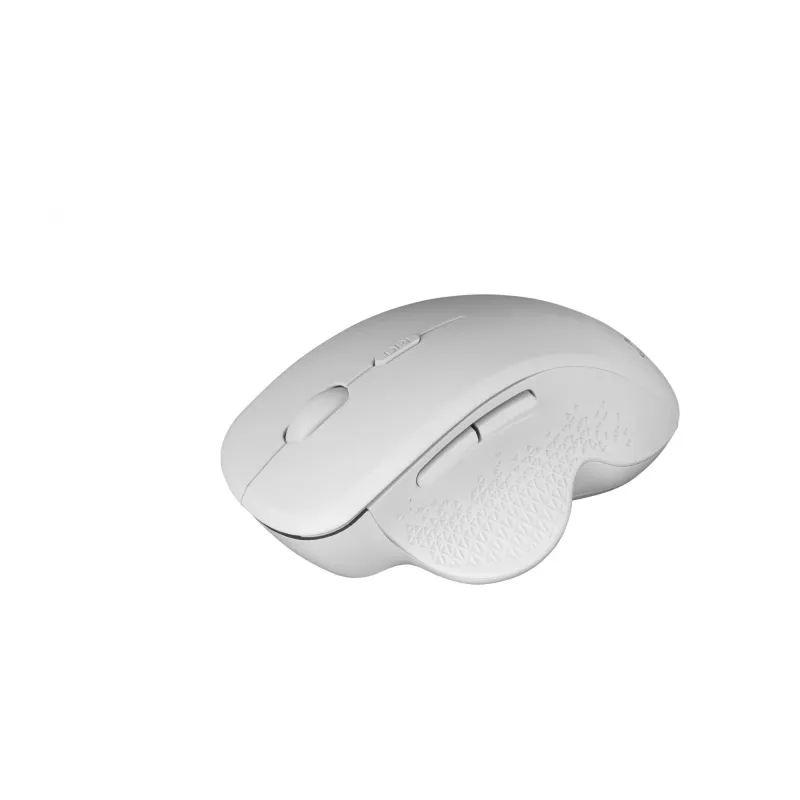 Mars Gaming MMWERGO draadloze muis ergonomisch wit, rechtshandig, mechanisch, RF draadloos, 3200 DPI, wit