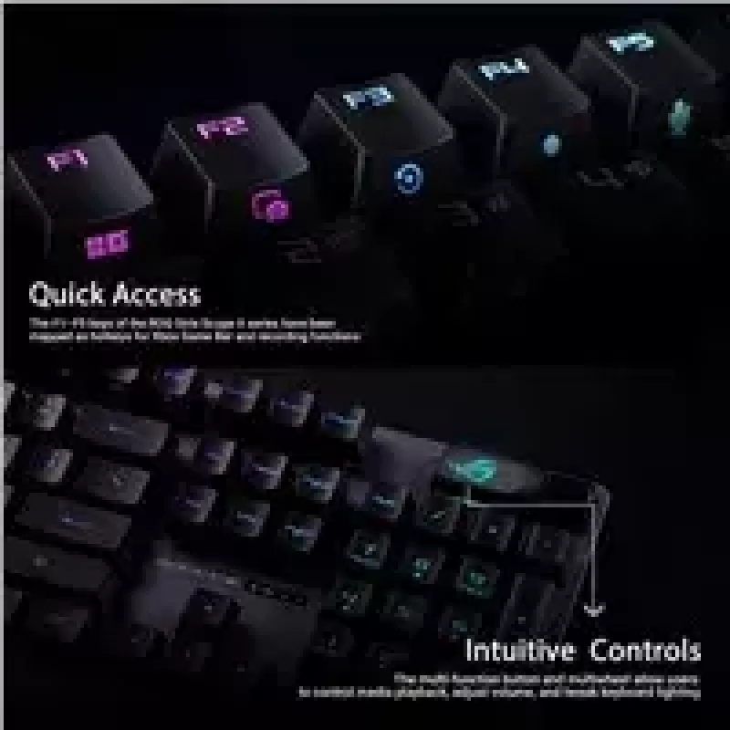 ASUS ROG Strix Scope II toetsenbord gaming USB zwart