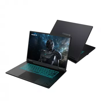 GIGABYTE GAMING A16 PRO DYHG5DECC4SH laptop Intel Core 7 240H 40,6 cm (16 inch) Quad HD+ 32 GB LPDDR5x-SDRAM 1 TB SSD NVIDIA® GeForce RTX™ 5080 Laptop GPU Wi-Fi 6E (802.11ax) Windows 11 Home zwart