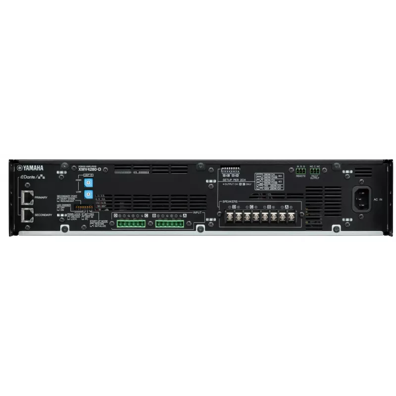 Yamaha XMV4280-D audioversterker performance/podium zwart, grijs