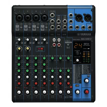 Yamaha MG10XU audiomixer 10 kanalen zwart