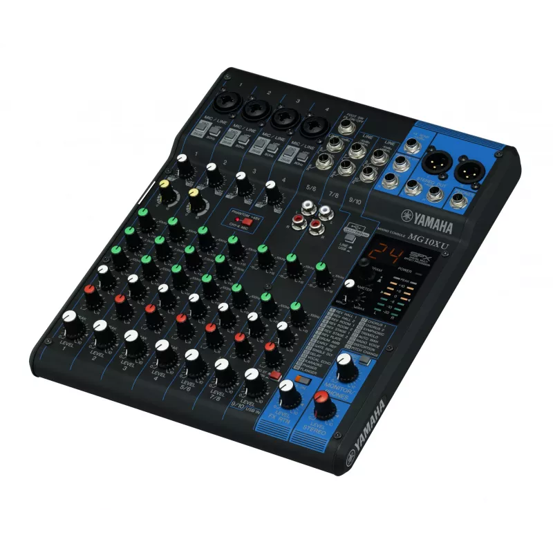 Yamaha MG10XU audiomixer 10 kanalen zwart