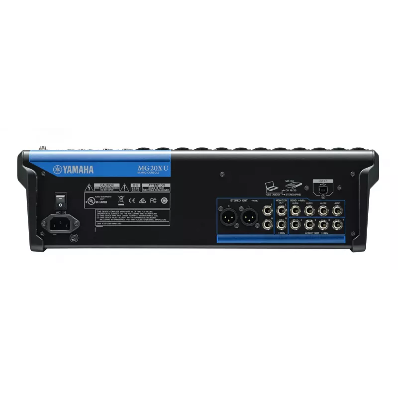 Yamaha MG20XU audiomixer 20 kanalen zwart