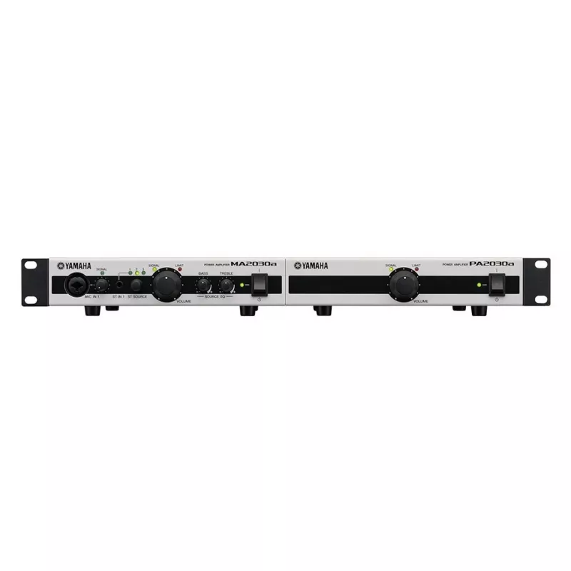 Yamaha MA2030A audioversterker 2.0 kanalen ELA-installatie zwart