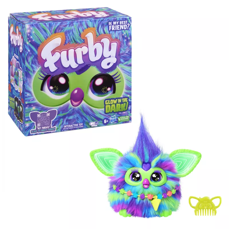 Interactief speelgoed HASBRO Furby Aurora Furbealis – kleurveranderende ogen, interactief huisdier