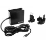 Sandberg USB-C PD AC-oplader 90W EU+UK, binnen, AC, 20,2 V, 4,5 A, 1,8 m, zwart