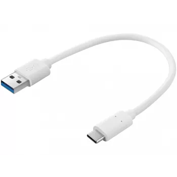 Sandberg USB-C 3.1 > USB-A 3.0 0,2 M, 0,2 m, USB C, USB A, USB 3.2 Gen 1 (3.1 Gen 1), wit