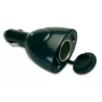 Sandberg auto-oplader USB 3in1, auto, sigarettenaansteker, 5 V, zwart