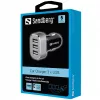 Sandberg Multi Car Charger 3xUSB, auto, sigarettenaansteker, USB, 5 V, zwart, zilver