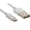 Sandberg MicroUSB omkeerbare kabel 1m, 1 m, USB A, Micro-USB A, zilver, wit