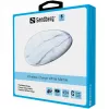 Sandberg Wireless Charger White Marble, USB, draadloos laden, PowerIQ, 1 m, zwart, wit