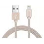 Sandberg Excellence Lightning goud 1m, 1 m, Lightning, USB A, goud, recht, recht