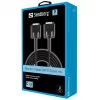 Sandberg monitorkabel DVI-DVI 2 m, 2 m, zwart, stekker/stekker, 145 mm, 35 mm, 205 mm