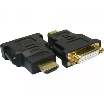 Sandberg adapter DVI-F - HDMI-M, HDMI, DVI, zwart