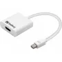 Sandberg adapter MiniDP1.2>HDMI2.0 4K60, Mini DisplayPort, HDMI, stekker, bus, 3840 x 2160 pixel, 6 Gbit/s