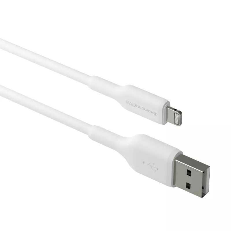 dbramante1928 re-charge - kabel 1m USB-A naar Lightning - W, 1 m, USB A, USB 2.0, 0,48 Gbit/s, wit