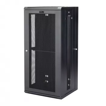StarTech.com 4-paals 26U wandmontage-netwerkkast met 1U vak, 19 inch opklapbare wandgemonteerde serverkast voor data-/AV-/elektronica-/computertoestellen, flexibele geventileerde rackbehuizing
