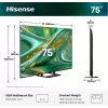 Hisense 75E8S tv 190.5 cm (75 inch) 4K Ultra HD smart-tv Wi-Fi grijs 400 cd/m²