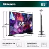 Hisense 85E7S PRO tv 2,16 m (85 inch) UHD+ smart-tv Wi-Fi zwart 400 cd/m²
