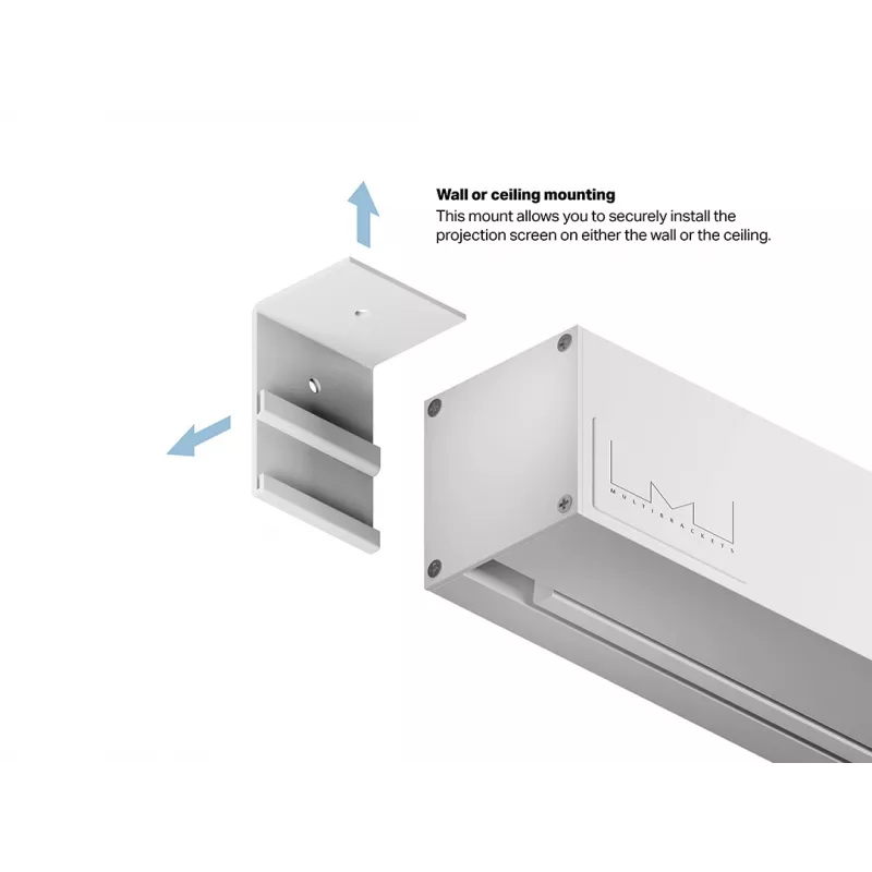 Multibrackets M 1:1 gemotoriseerd projectiescherm 240x240, 135 inch White Edition