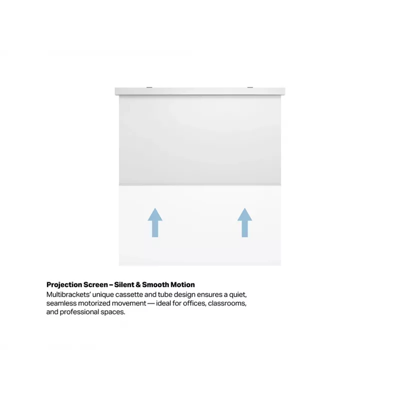 Multibrackets M 1:1 gemotoriseerd projectiescherm 240x240, 135 inch White Edition