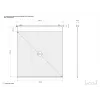 Multibrackets M 1:1 gemotoriseerd projectiescherm 240x240, 135 inch White Edition