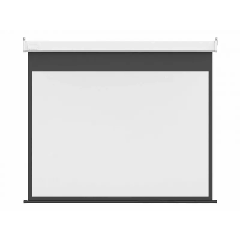 Gemotoriseerd projectiescherm MULTIBRACKETS M 16:10 90 inch (zichtbaar 193,9×121,2 cm) matwit, zwart/wit