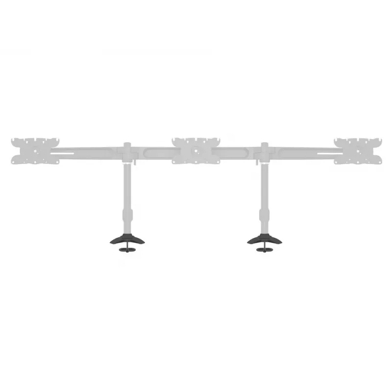 Grommet-basis Multibrackets M Desktopmount voor enkel-/dubbel-/drievoudige monitorstandaard zwart model