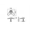 Grommet-basis Multibrackets M Desktopmount voor enkel-/dubbel-/drievoudige monitorstandaard zwart model
