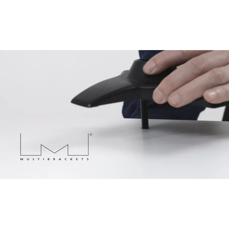 Grommet-basis Multibrackets M Desktopmount voor enkel-/dubbel-/drievoudige monitorstandaard zwart model