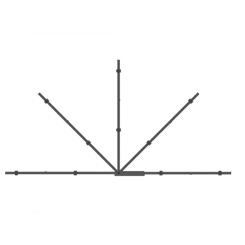 Multibrackets M Universal Swing Arm 180 Degrees Large zwart 75 kg 48-69 inch