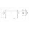 Multibrackets M Universal Swing Arm 180 Degrees Large zwart 75 kg 48-69 inch