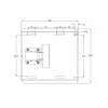 Multibrackets M Universal Swing Arm 180 Degrees Large zwart 75 kg 48-69 inch
