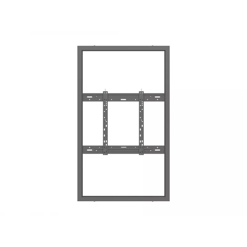 Multibrackets M Pro Series behuizing 55 inch wand slank medium zwart staal liggend/staand