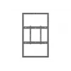 Multibrackets M Pro Series behuizing 55 inch wand slank medium zwart staal liggend/staand