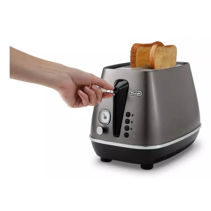 De’Longhi CTIN2103.TB toaster 2 sneetjes 900 W zwart