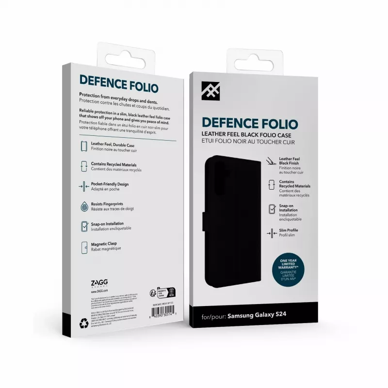 IFROGZ Defence Folio telefoonhoes 15,8 cm (6,2″) zwart