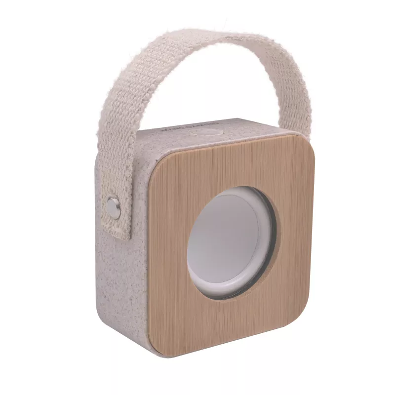 Mars Gaming MS-ECO ecologische Bluetooth 5.1 luidspreker van organisch materiaal tarwestro en bamboe compact formaat