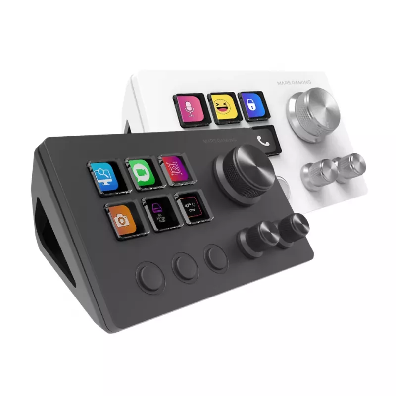 Mars Gaming MSDTWO live-content-creatie-controller zwart 9 toetsen
