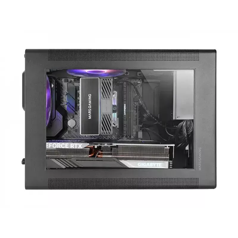 Computerbehuizing Mars Gaming MCXPS mATX ultra-compact zwart