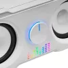 Mars Gaming MS22W compacte gaming-luidsprekers 2.2 RGB Flow subwoofer + 4 actieve luidsprekers DSP-geluid 35W wit