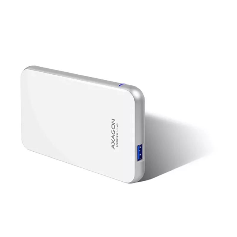 AXAGON EE25-S6 - HDD / SSD-behuizing - 2.5 inch - SATA - Serial ATA II - Serial ATA III - 5 Gbit/s - USB-connectiviteit - wit