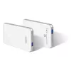 AXAGON EE25-S6 - HDD / SSD-behuizing - 2.5 inch - SATA - Serial ATA II - Serial ATA III - 5 Gbit/s - USB-connectiviteit - wit